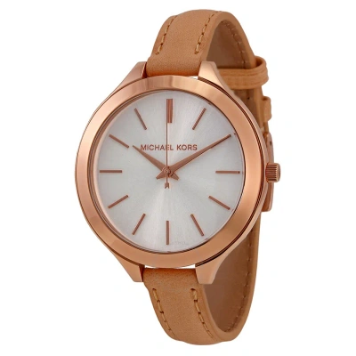 Michael Kors Mid-size Runway Rose Gold-tone Ladies Watch Mk2284 In Gold / Rose / Silver