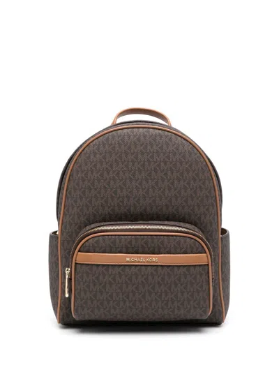 Michael Kors Middle Backpack In Brown