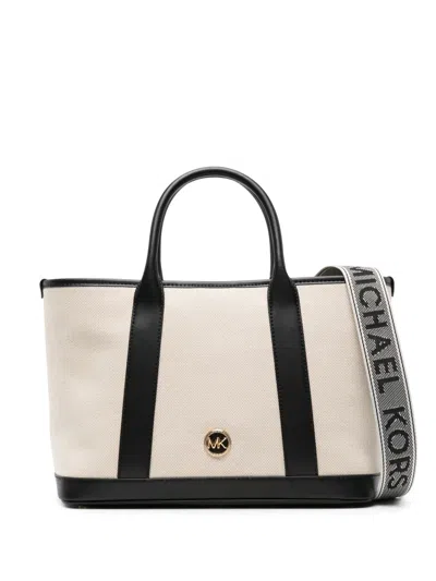 Michael Kors Middle Satchel Bag In Neutral