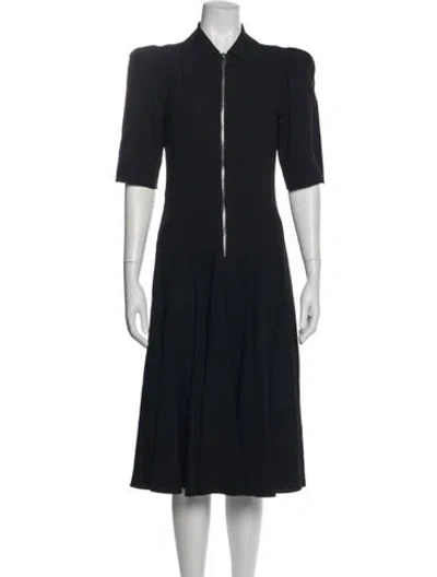 Pre-owned Michael Kors Midi Length Dress In Blue