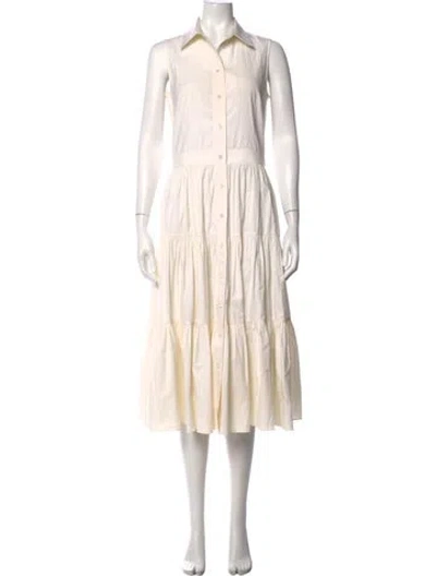 Pre-owned Michael Kors Midi Length Dress In Neutral
