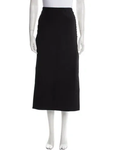 Pre-owned Michael Kors Midi Length Skirt In Black