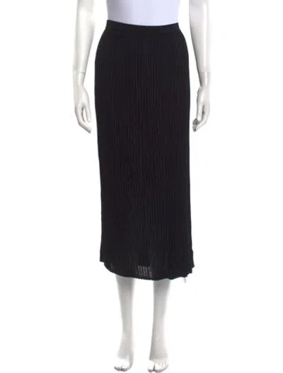 Pre-owned Michael Kors Midi Length Skirt In Black