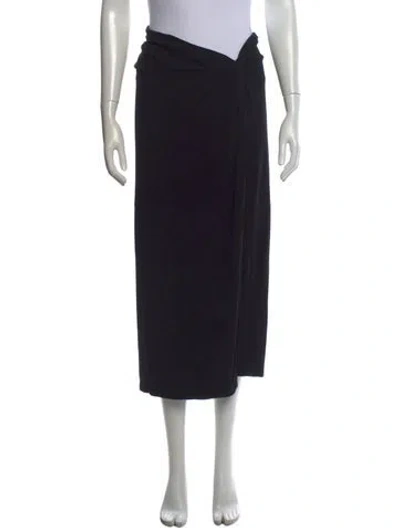 Pre-owned Michael Kors Midi Length Skirt In Black