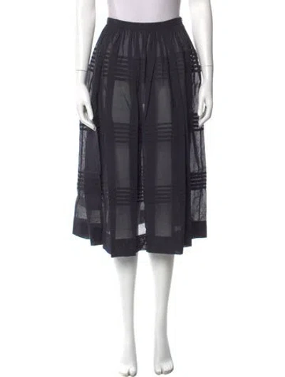 Pre-owned Michael Kors Midi Length Skirt In Blue