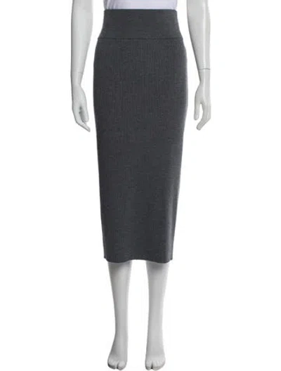 Pre-owned Michael Kors Midi Length Skirt In Blue