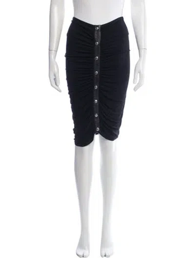 Pre-owned Michael Kors Midi Length Skirt In Blue