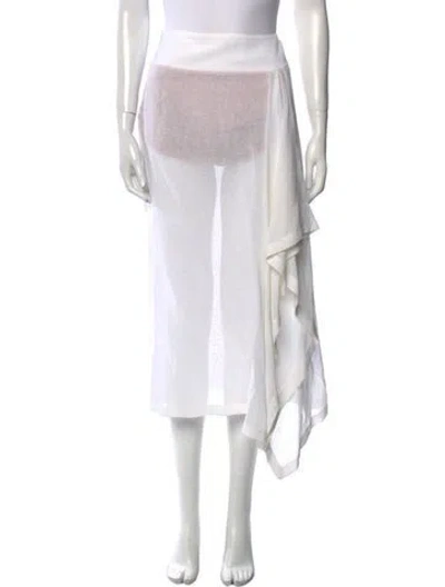 Pre-owned Michael Kors Midi Length Skirt In Neutral