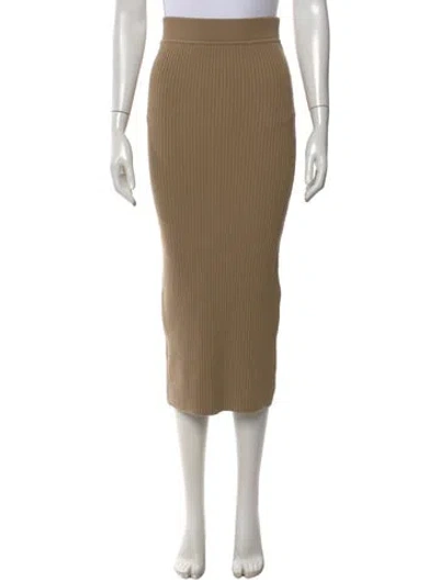Pre-owned Michael Kors Midi Length Skirt In Neutral