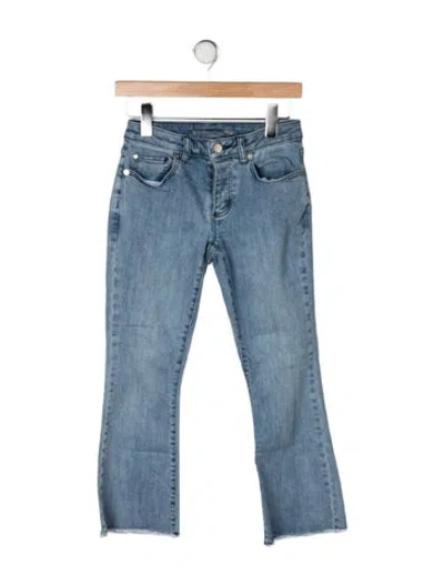 Pre-owned Michael Kors Mid-rise Flared Jeans In Blue