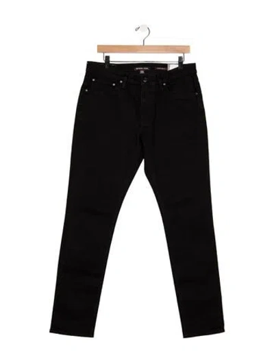 Pre-owned Michael Kors Mid-rise Skinny Leg Jeans In Black