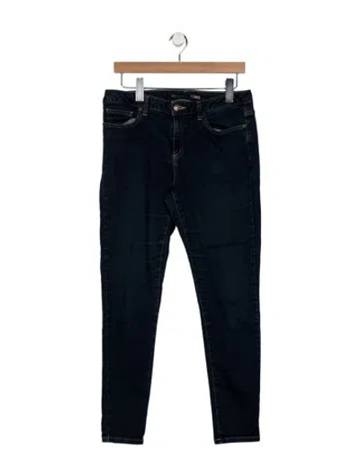 Pre-owned Michael Kors Mid-rise Skinny Leg Jeans In Blue