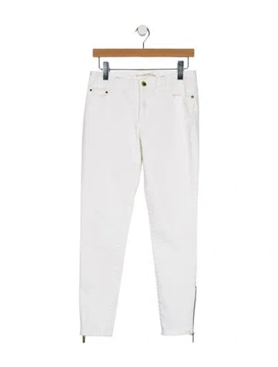 Pre-owned Michael Kors Mid-rise Skinny Leg Jeans In Blue