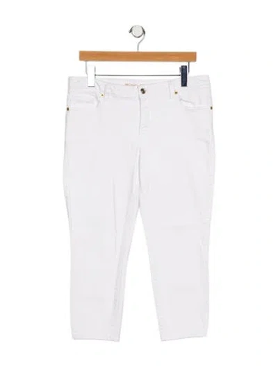 Pre-owned Michael Kors Mid-rise Skinny Leg Jeans In Blue