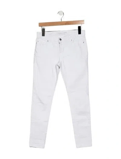 Pre-owned Michael Kors Mid-rise Skinny Leg Jeans In Blue