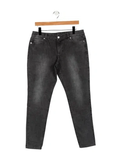 Pre-owned Michael Kors Mid-rise Skinny Leg Jeans W/ Tags In Gray