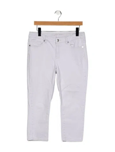Pre-owned Michael Kors Mid-rise Straight Leg Jeans In Blue