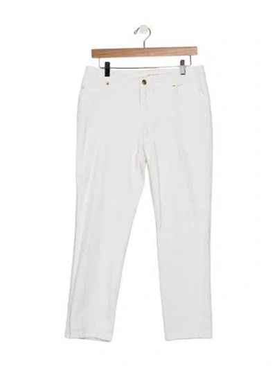 Pre-owned Michael Kors Mid-rise Straight Leg Jeans In Multicolor