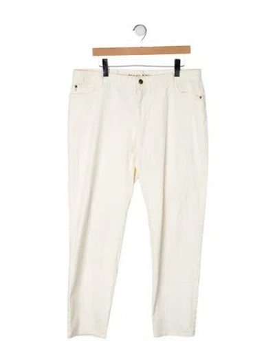Pre-owned Michael Kors Mid-rise Straight Leg Jeans In Neutral