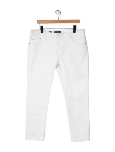 Pre-owned Michael Kors Mid-rise Straight Leg Jeans In Neutrals