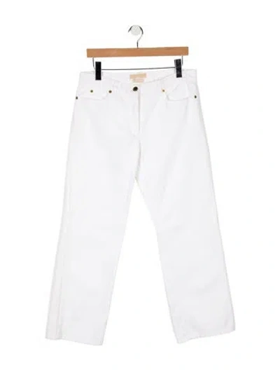 Pre-owned Michael Kors Mid-rise Straight Leg Jeans W/ Tags In Blue