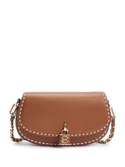 Michael Kors Mila Crossbody Bag In Brown