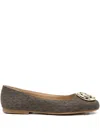 Michael Kors Milan Ballet Flat In Animal Print
