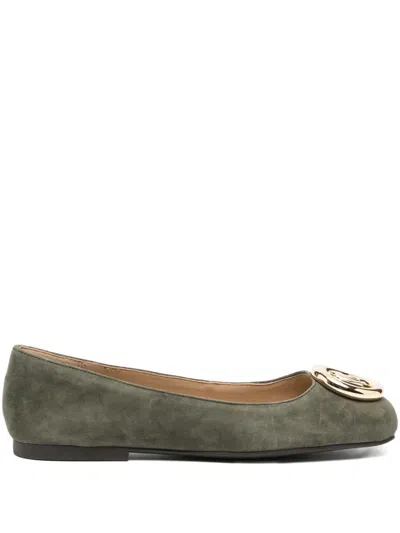 Michael Kors Milan Ballet Flats In Green
