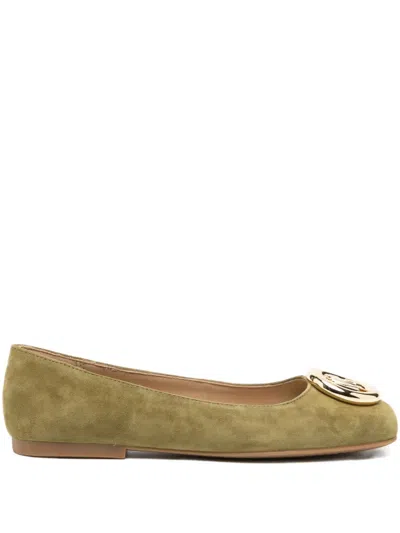 Michael Kors Milan Ballet Flats In Green