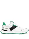 Michael Kors Miles Leather And Mesh Trainer In White