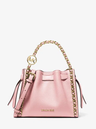 Michael Kors Mina Small Chain Crossbody Bag In Pink