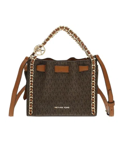 Michael Kors Mina Small Logo Chain Satchel Bag