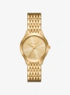Michael Kors Mini Aspyn Gold-tone Watch In Gold