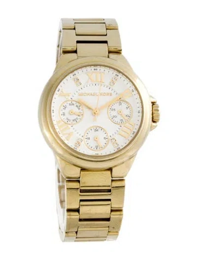Pre-owned Michael Kors Mini Camille Watch, 33mm In Multicolor
