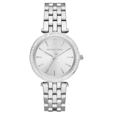 Michael Kors Mini Darci Mk3364 Women's Stainless Steel Quartz Watch In Silver