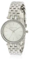 Michael Kors Mini Darci Stainless Steel Ladies Watch In Metallic
