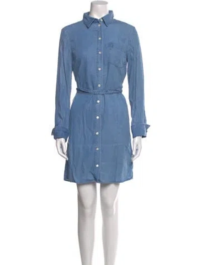 Pre-owned Michael Kors Mini Dress In Blue