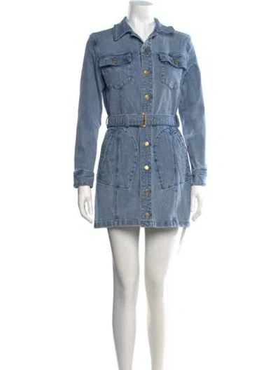 Pre-owned Michael Kors Mini Dress In Blue