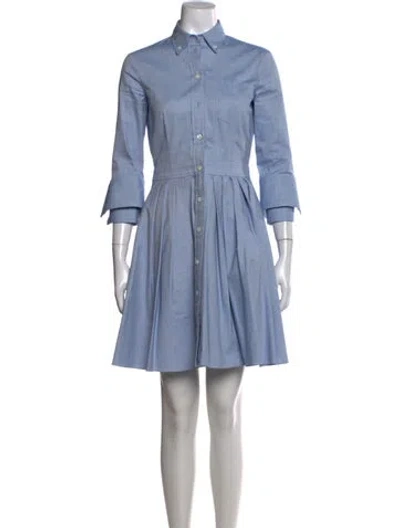 Pre-owned Michael Kors Mini Dress In Blue
