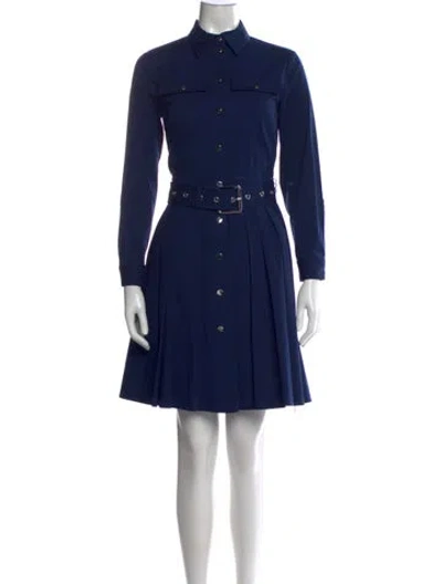Pre-owned Michael Kors Mini Dress In Blue