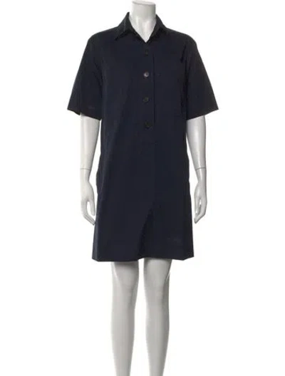 Pre-owned Michael Kors Mini Dress In Blue