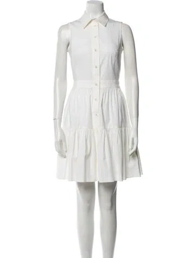 Pre-owned Michael Kors Mini Dress In Neutral