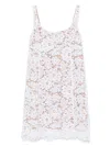 Michael Kors Mini Dress With Delicate Lace Overlay And Flowing Fit In White