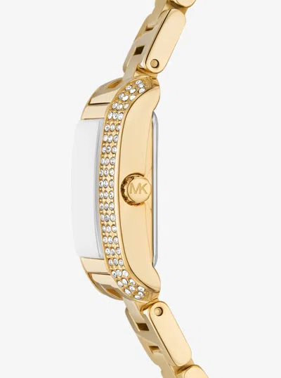 Michael Kors Petite Emery Pavé Gold-tone Watch