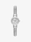Michael Kors Women's Gramercy Silver Dial Watch In Silver