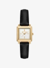 Michael Kors Mini Gwynn Gold-tone And Leather Watch