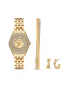 Michael Kors Mini Harlowe Watch Gift Set, 33mm In Gold