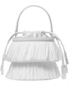 Michael Kors Mini Ischia Bucket Bag In White