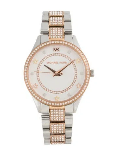 Pre-owned Michael Kors Mini Lauryn Watch, 33mm In Multicolor