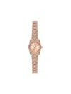 Michael Kors Mini Lexington 19mm Watch In Pink